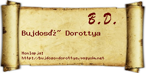 Bujdosó Dorottya névjegykártya